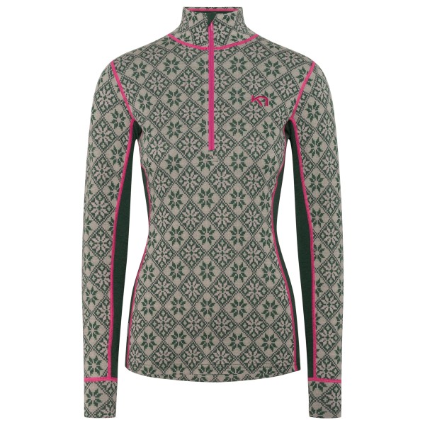 Kari Traa - Women's Rose Half-Zip - Merinounterwäsche Gr XL grau von Kari Traa