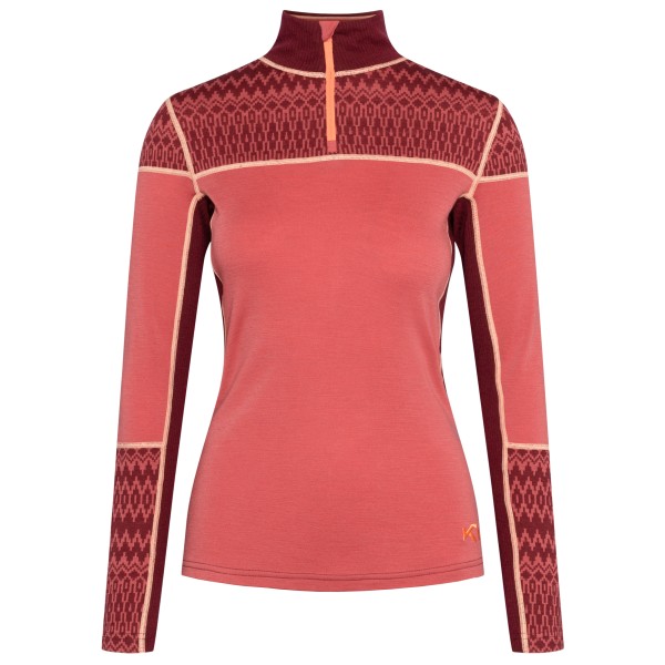 Kari Traa - Women's Sara Half Zip - Merinounterwäsche Gr XL rot Kari Traa - Women's Sara Half Zip - Merinounterwäsche Gr XL rot von Kari Traa