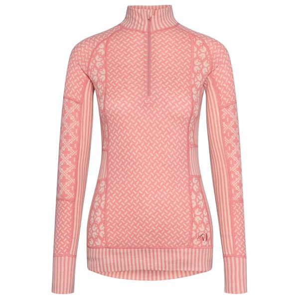 Kari Traa - Women's Smekker Half-Zip - Merinounterwäsche Gr S rosa von Kari Traa