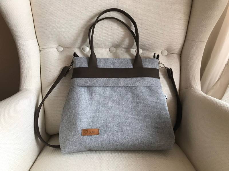 Elegante Handtasche Grau/Braun Elegante Handtasche Grau/Braun von KariLaden