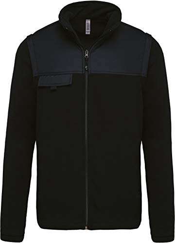 Fleecejacke mit abnehmbaren Ärmeln - Farbe: Black - Größe: L Fleecejacke mit abnehmbaren Ärmeln - Farbe: Black - Größe: L von Kariban