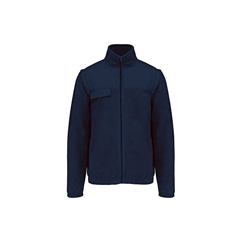 Fleecejacke mit abnehmbaren Ärmeln - Farbe: Navy - Größe: 3XL von Kariban