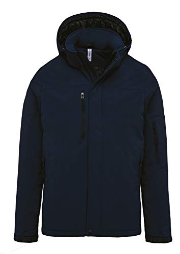 Herrenparka Softshell wattiert mit Kapuze - Farbe: Navy - Größe: XL von Kariban
