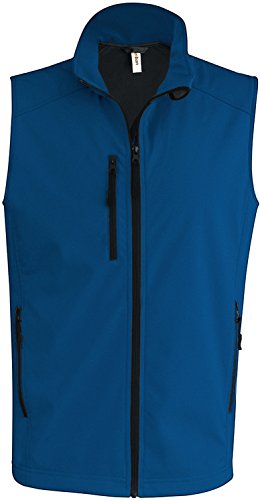 K403 Herren Softshell Weste Bodywarmer wasserdicht atmungsaktiv, Farbe:Aqua Blue;Herrengrößen:M von Kariban