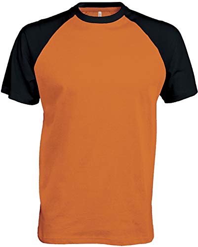 Kariban Baseball T-Shirt K330,Farbe:Orange/Black;Größe:L von Kariban