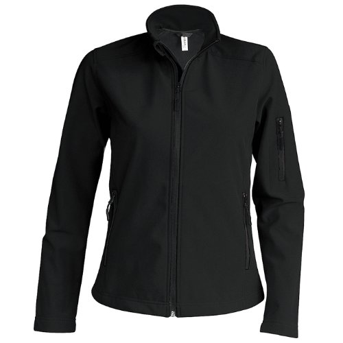 Kariban Damen Contemporary Performance Softshell-Jacke (XLarge) (Schwarz) von Kariban