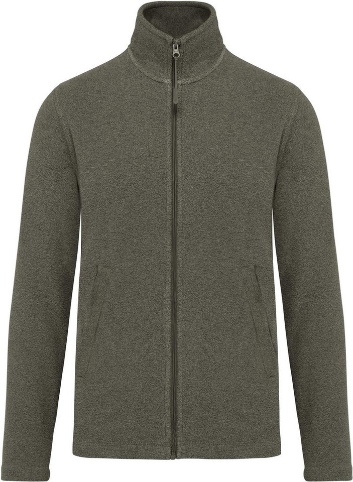 Kariban Fleecejacke Mikrofleece-Jacke mit Reißverschluss für Herren von Kariban