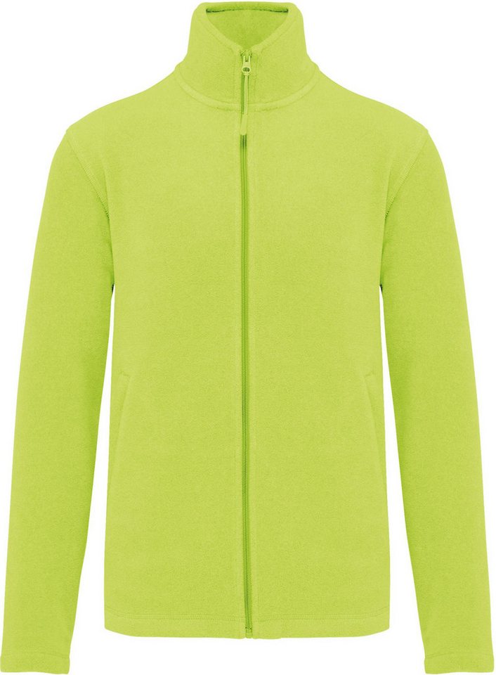 Kariban Fleecejacke Mikrofleece-Jacke mit Reißverschluss für Herren von Kariban