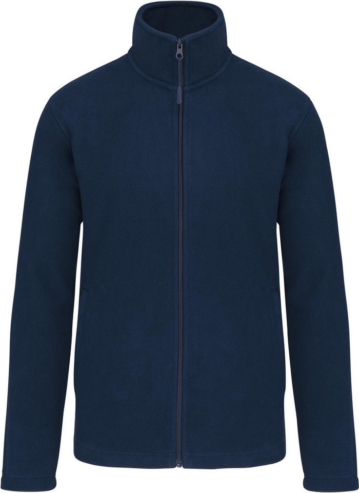 Kariban Fleecejacke Unisex Mikrofleece-Jacke durchgehender Reißverschluss von Kariban