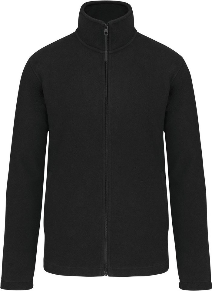 Kariban Fleecejacke Unisex Mikrofleece-Jacke durchgehender Reißverschluss von Kariban