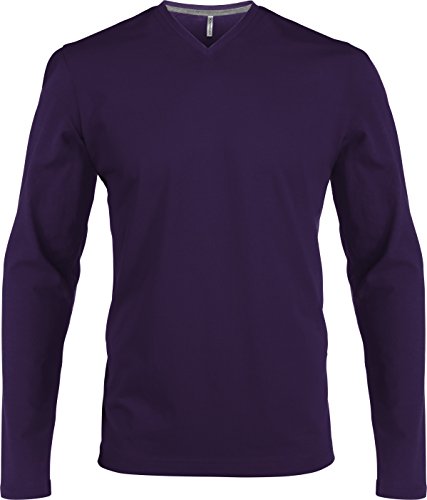 Kariban - Herren Langarmshirt mit V-Ausschnitt bis Größe 4XL von Kariban