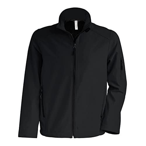 Kariban Herren Softshell-Jacke, 3-lagig (S) (Schwarz) von Kariban