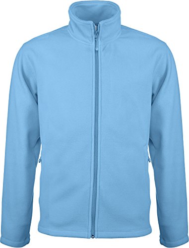 Kariban Herren Sweatjacke Micro Fleece Full Zip Blau Sky Blue M von Kariban