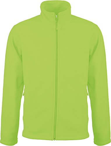 Kariban Herren Sweatjacke Micro Fleece Full Zip Grün Lime 3XL von Kariban