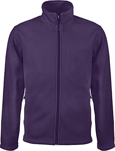 Kariban Herren Sweatjacke Micro Fleece Full Zip Violett Purple XL von Kariban