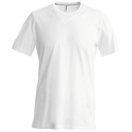 Kariban Herren T-Shirt Slim Fit (Large) (Weiß) von Kariban