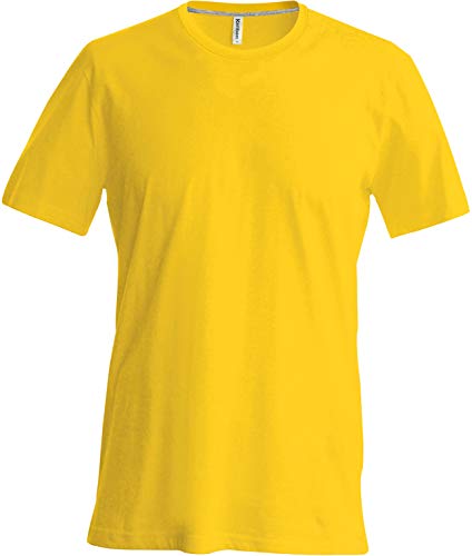 Kariban Herren T-Shirt Slim Fit (Xlarge) (Gelb) von Kariban