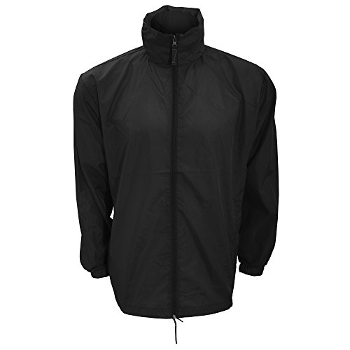 Kariban Herren Windbreaker/Jacke (Large) (Schwarz) von Kariban