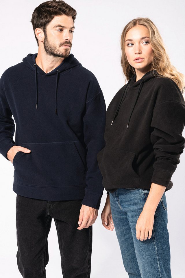 Kariban Kapuzensweatshirt Oversize-Unisex-Kapuzensweatshirt aus recyceltem Fleece von Kariban