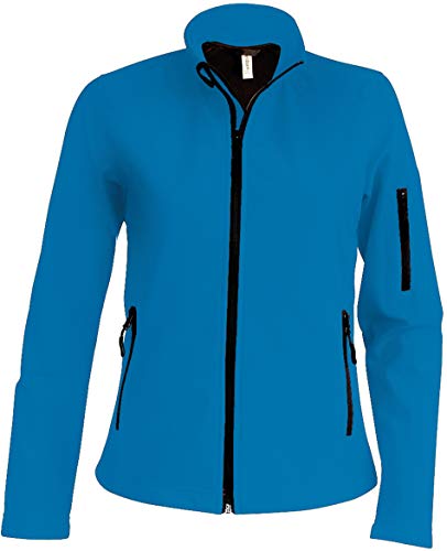 Kariban | K400 Damen 3-Lagen Softshell Jacke, Größe:4XL, Farbe:Aqua Blue von Kariban