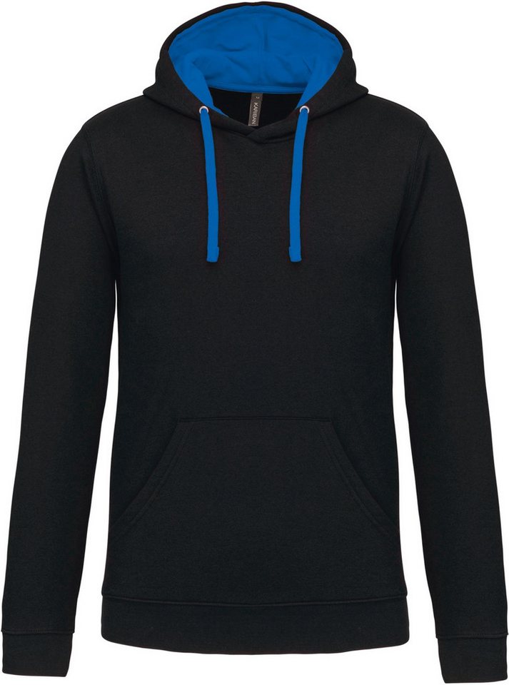 Kariban Kapuzenpullover Herren-kapuzensweatshirt bicolor von Kariban
