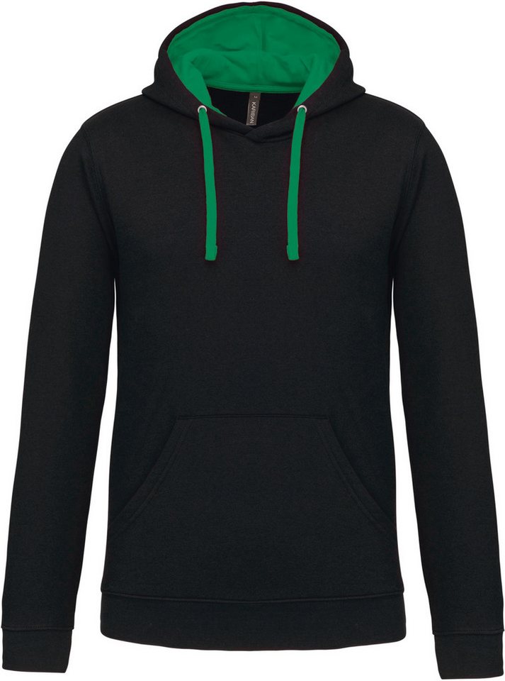 Kariban Kapuzenpullover Herren-kapuzensweatshirt bicolor von Kariban