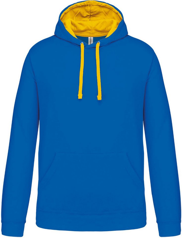 Kariban Kapuzenpullover Herren-kapuzensweatshirt bicolor von Kariban
