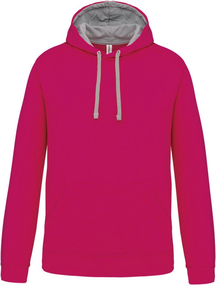 Kariban Kapuzenpullover Herren-kapuzensweatshirt bicolor von Kariban