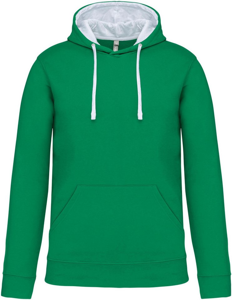 Kariban Kapuzenpullover Herren-kapuzensweatshirt bicolor von Kariban