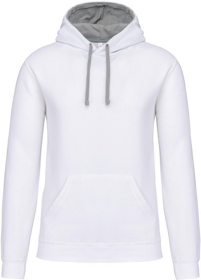 Kariban Kapuzenpullover Herren-kapuzensweatshirt bicolor von Kariban