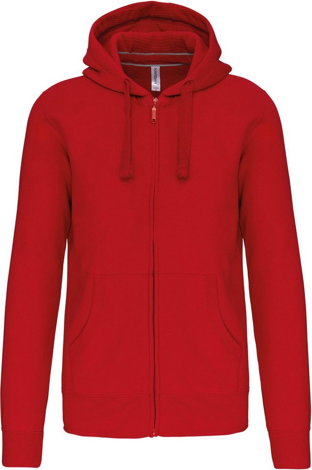 Kariban Kapuzensweatjacke KAPUZENSHIRT MIT REIßVERSCHLUSS Herren von Kariban