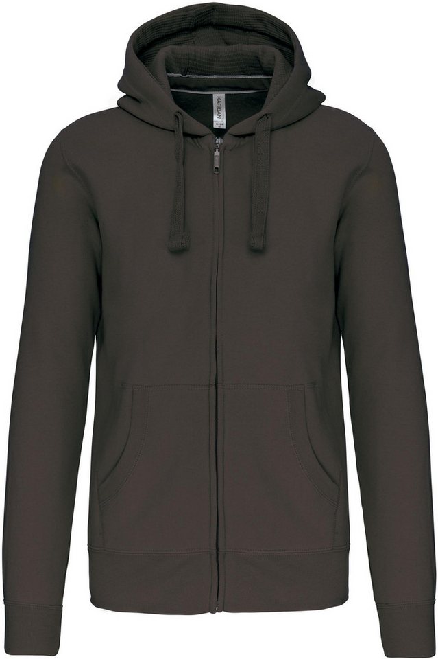 Kariban Kapuzensweatjacke KAPUZENSHIRT MIT REIßVERSCHLUSS Herren von Kariban