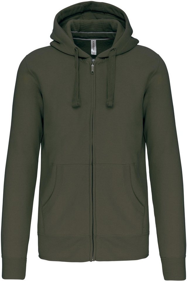 Kariban Kapuzensweatjacke KAPUZENSHIRT MIT REIßVERSCHLUSS Herren von Kariban
