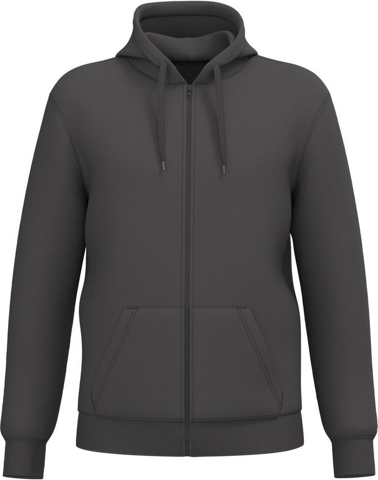 Kariban Kapuzensweatjacke Recyceltes Unisex-Sweatshirt mit Reißverschluss und Kapuze von Kariban