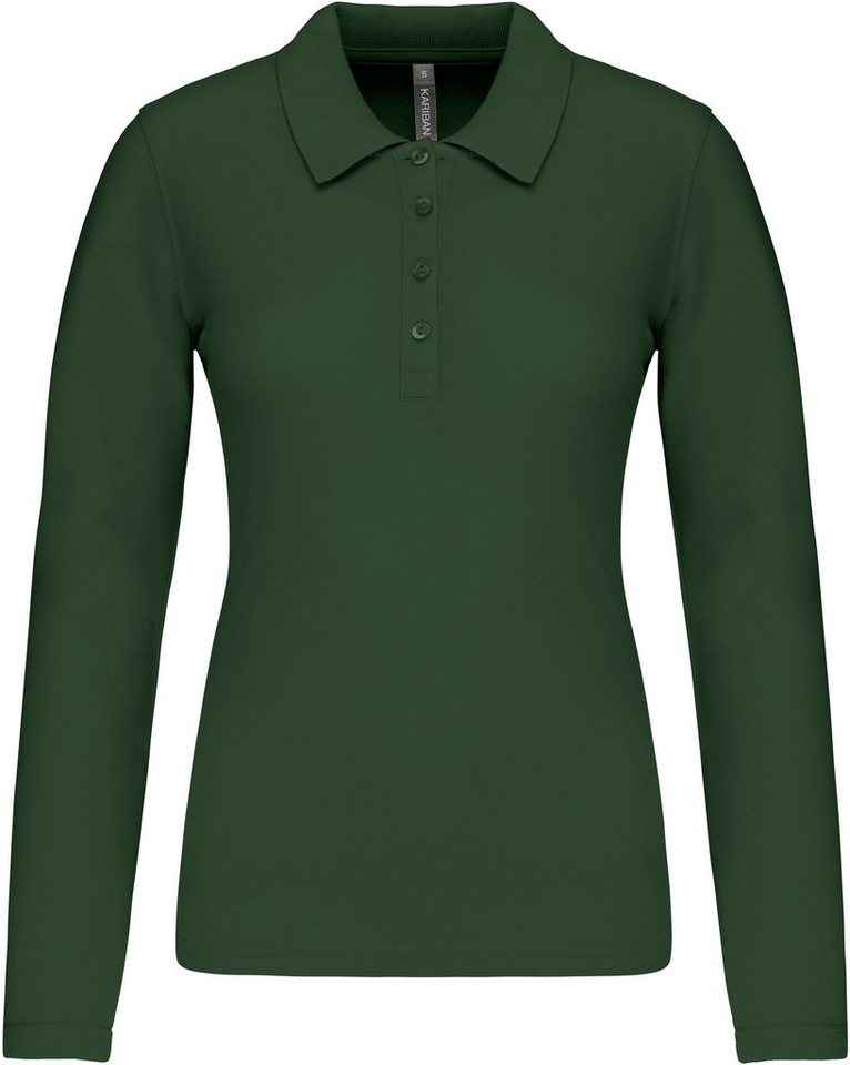 Kariban Langarm-Poloshirt Damen Langarm-Polohemd. Baumwollpiqué Kariban Langarm-Poloshirt Damen Langarm-Polohemd. Baumwollpiqué von Kariban