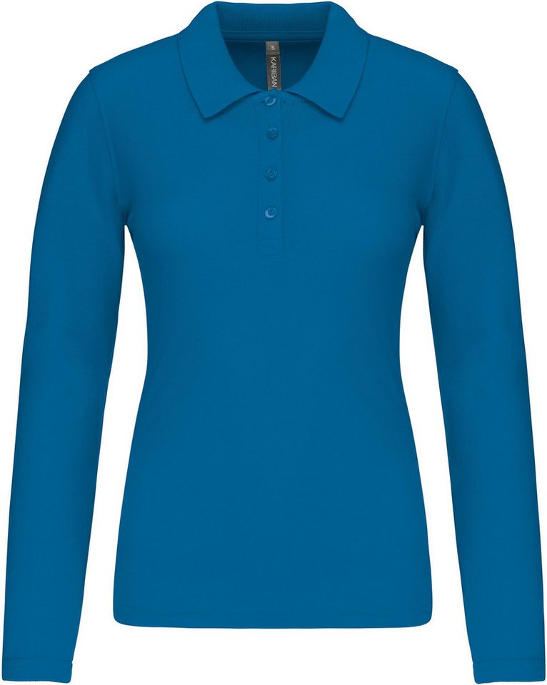 Kariban Langarm-Poloshirt Damen Langarm-Polohemd. Baumwollpiqué Kariban Langarm-Poloshirt Damen Langarm-Polohemd. Baumwollpiqué von Kariban