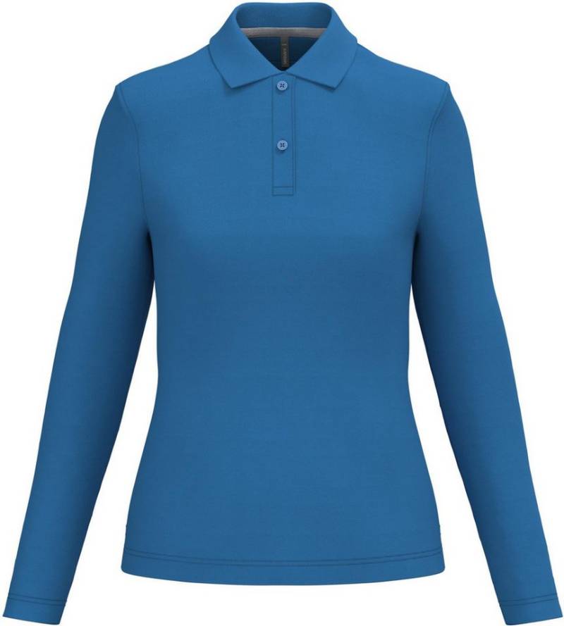 Kariban Langarm-Poloshirt Damen Piqué Poloshirt Langarm Kariban Langarm-Poloshirt Damen Piqué Poloshirt Langarm von Kariban