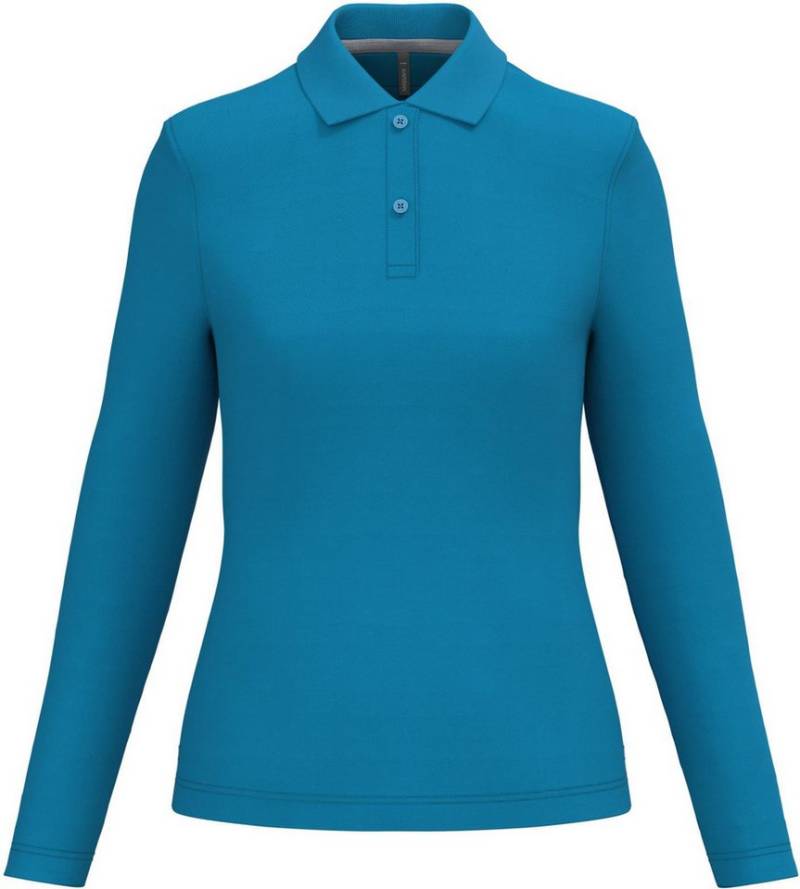 Kariban Langarm-Poloshirt Damen Piqué Poloshirt Langarm Kariban Langarm-Poloshirt Damen Piqué Poloshirt Langarm von Kariban
