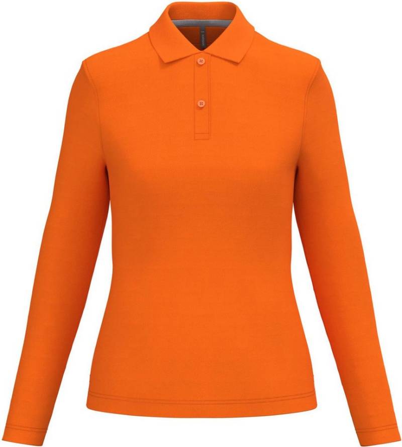 Kariban Langarm-Poloshirt Damen Piqué Poloshirt Langarm Kariban Langarm-Poloshirt Damen Piqué Poloshirt Langarm von Kariban