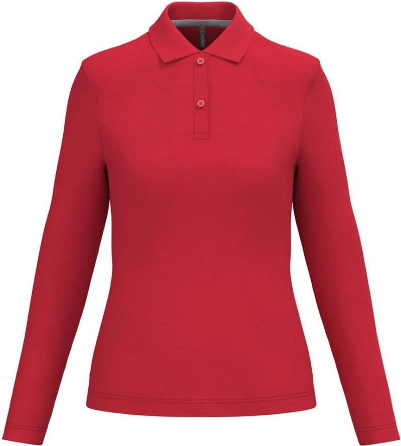 Kariban Langarm-Poloshirt Damen Piqué Poloshirt Langarm Kariban Langarm-Poloshirt Damen Piqué Poloshirt Langarm von Kariban
