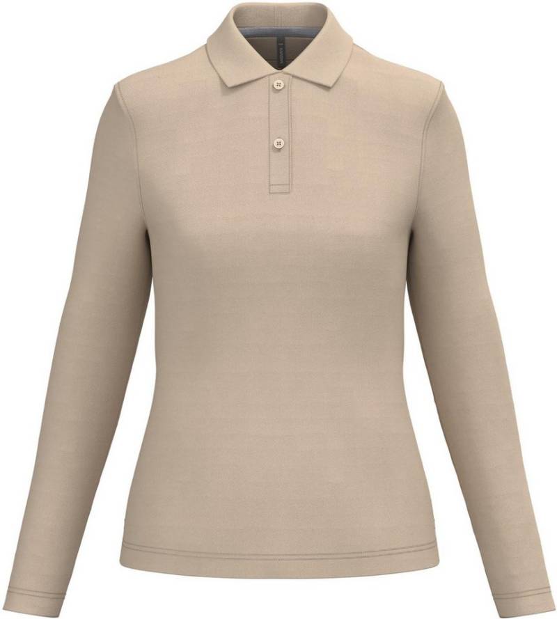 Kariban Langarm-Poloshirt Damen Piqué Poloshirt Langarm Kariban Langarm-Poloshirt Damen Piqué Poloshirt Langarm von Kariban