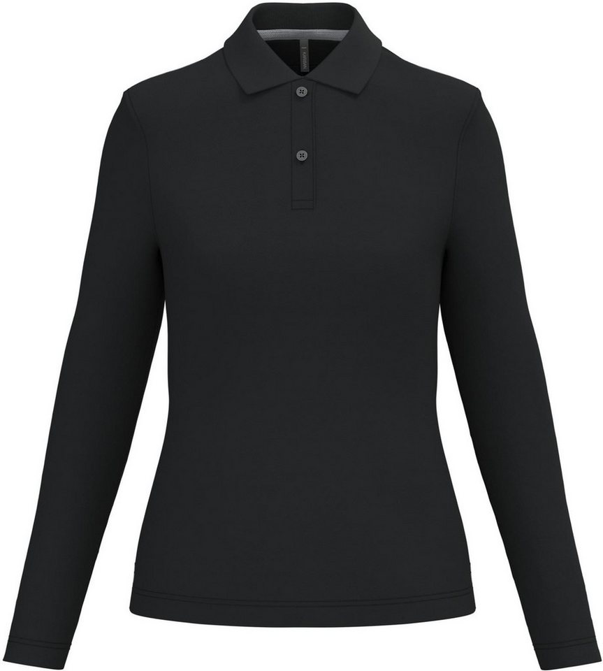 Kariban Langarm-Poloshirt Damen Piqué Poloshirt Langarm von Kariban