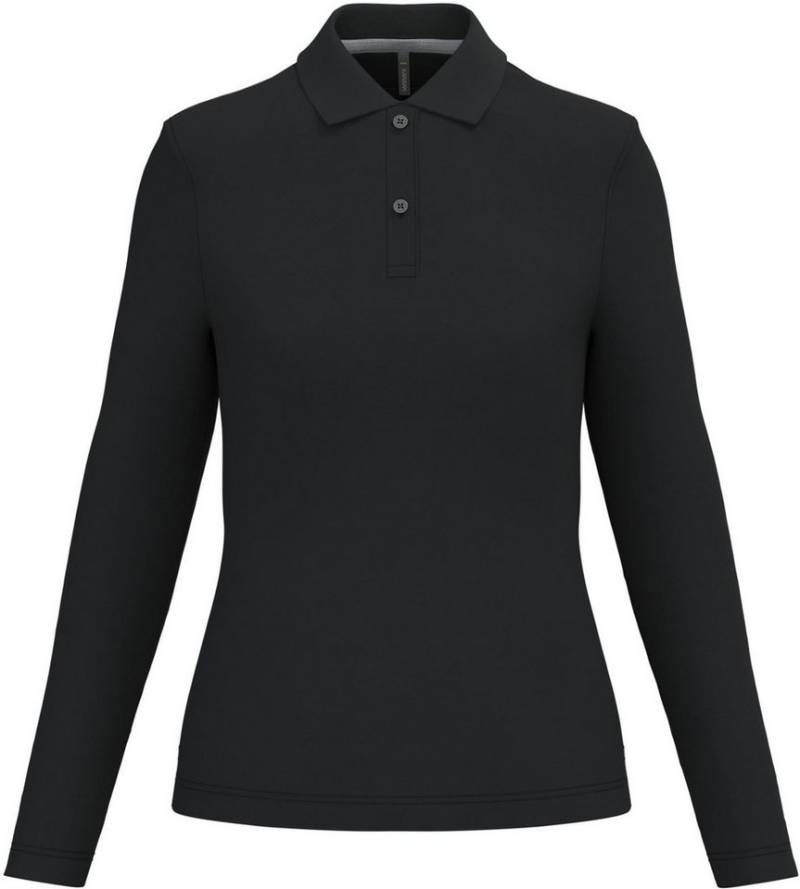 Kariban Langarm-Poloshirt Damen Piqué Poloshirt Langarm von Kariban