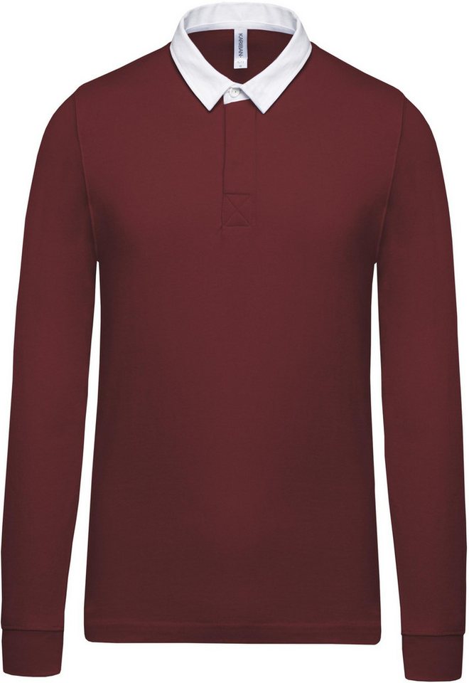 Kariban Langarm-Poloshirt Herren Rugby-Polohemd Kariban Langarm-Poloshirt Herren Rugby-Polohemd von Kariban