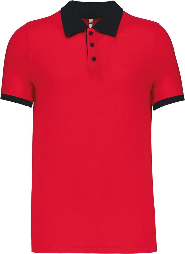 Kariban Langarm-Poloshirt Zweifarbiges Piqué-Polohemd für Herren Kariban Langarm-Poloshirt Zweifarbiges Piqué-Polohemd für Herren von Kariban