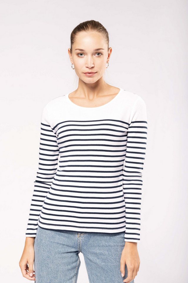Kariban Langarmshirt Damen-Marineshirt Langarm Kariban Langarmshirt Damen-Marineshirt Langarm von Kariban