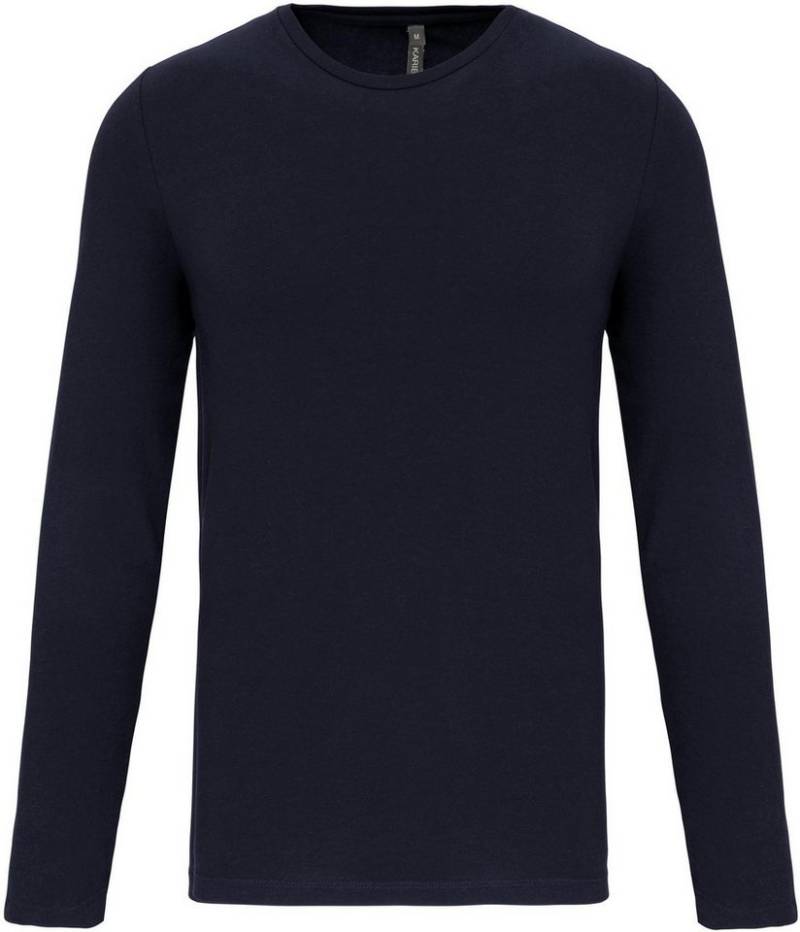 Kariban Langarmshirt Herren Langarm-T-Shirt mit Rundhalsausschnitt von Kariban