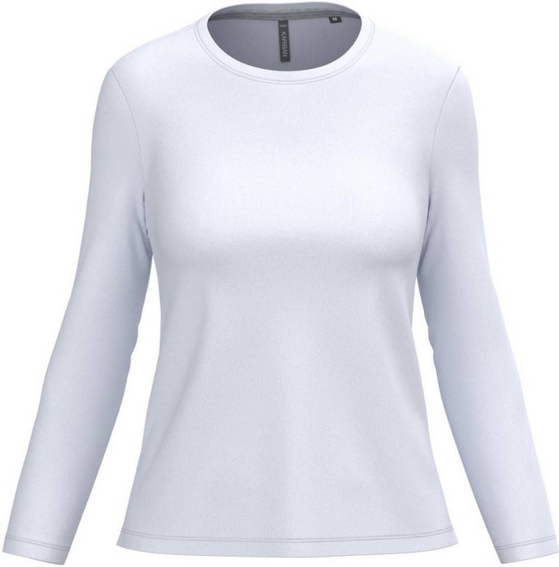 Kariban Langarmshirt Langarmshirt Damen Ladies' long-sleeved crew neck T-shirt von Kariban