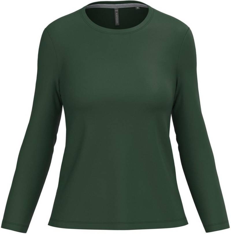Kariban Langarmshirt Langarmshirt Damen Ladies' long-sleeved crew neck T-shirt von Kariban