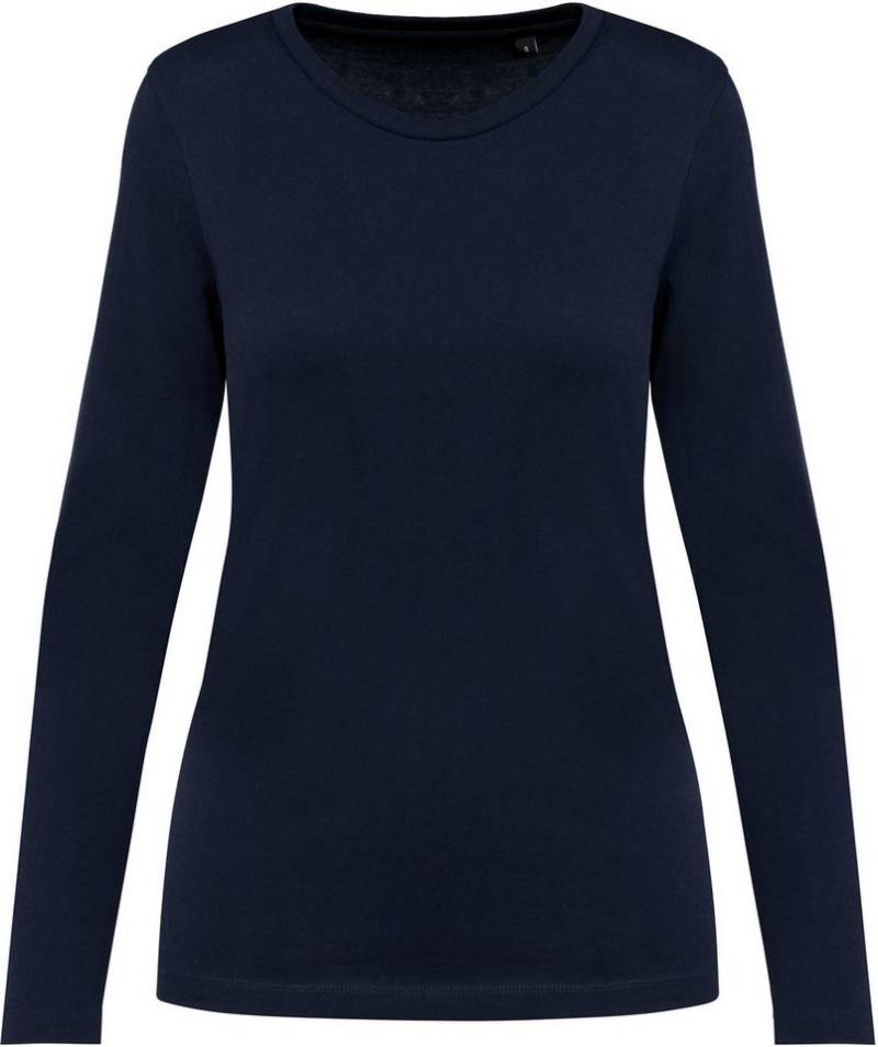 Kariban Langarmshirt Supima® Damen-T-Shirt Rundhalsausschnitt und langen Ärmeln von Kariban